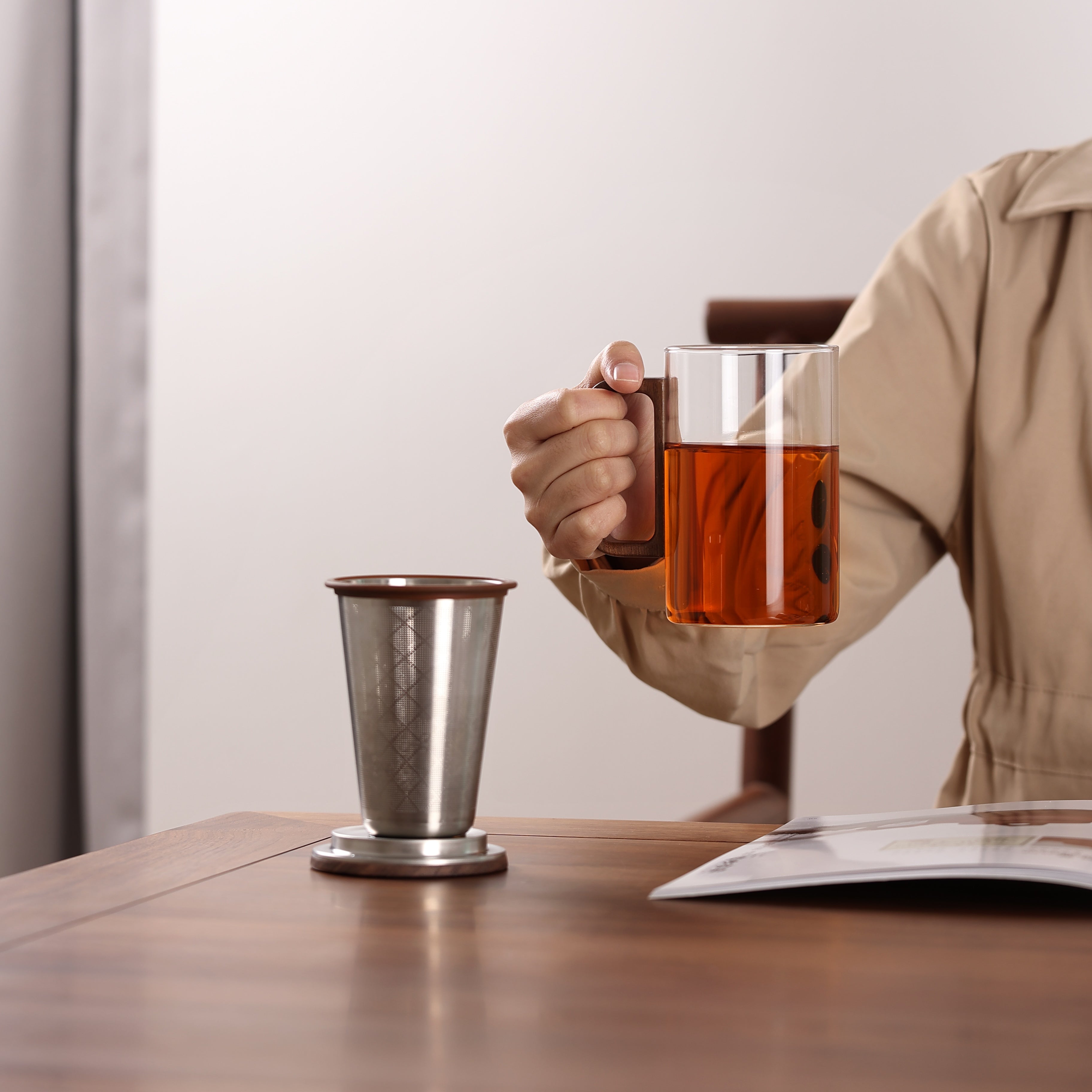 Teetasse Octagon Chestnut (500 ml)