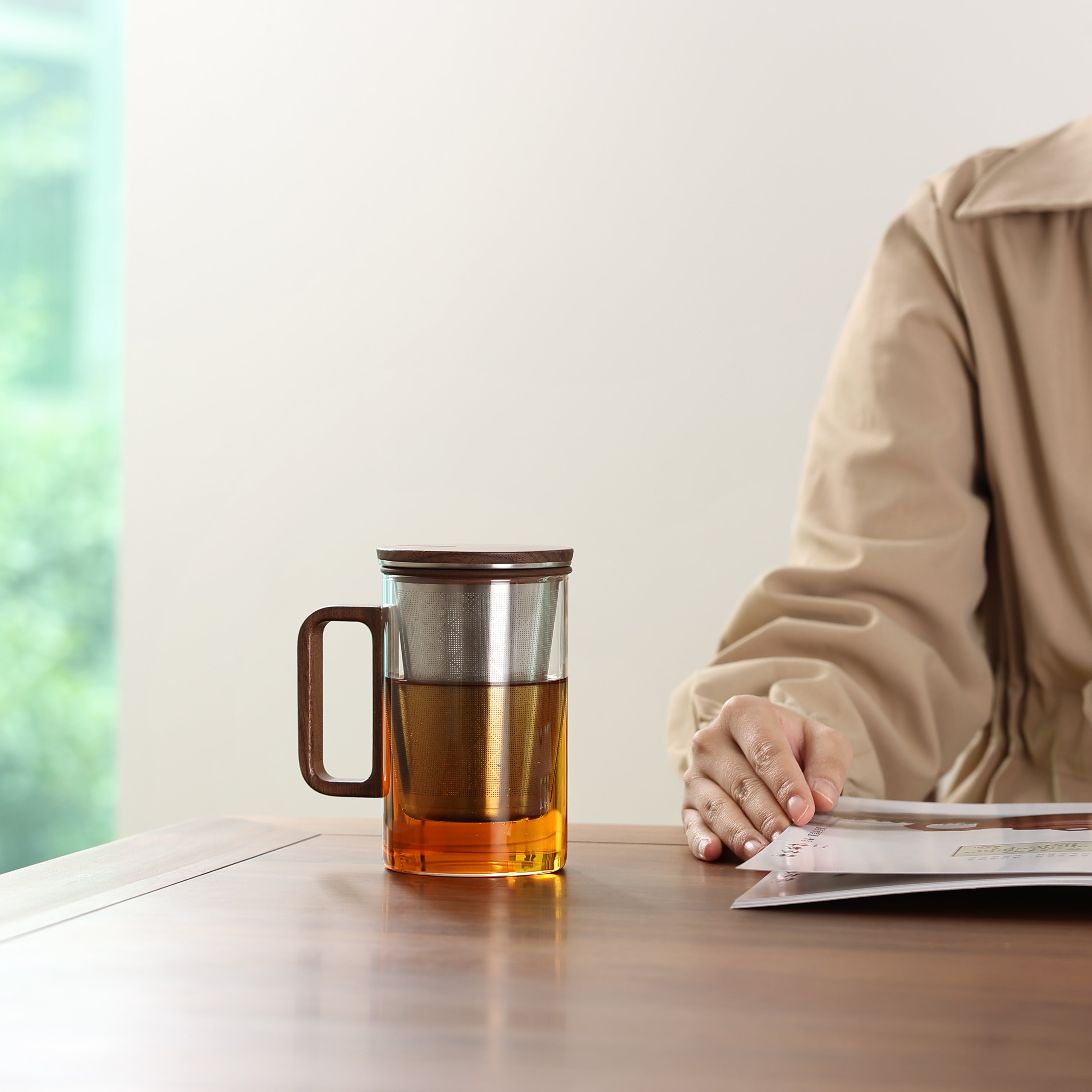 Teetasse Octagon Chestnut (500 ml)