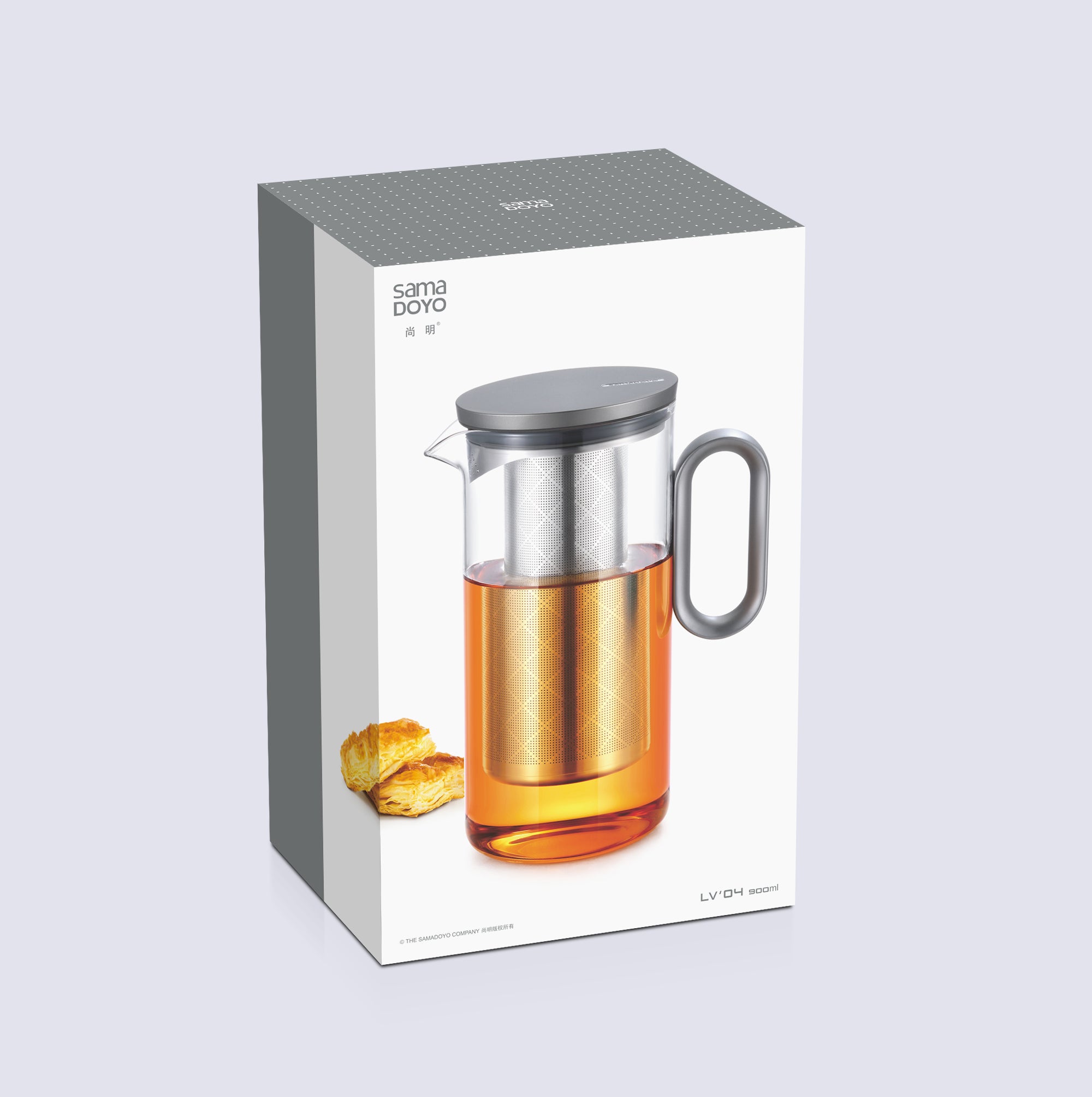 Krug Teesieb Octagon Silver (900 ml)