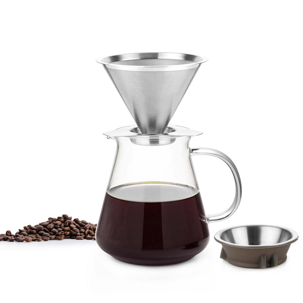 Kaffebereiter Barista mit externem Filter (600 ml) - SAMADOYO