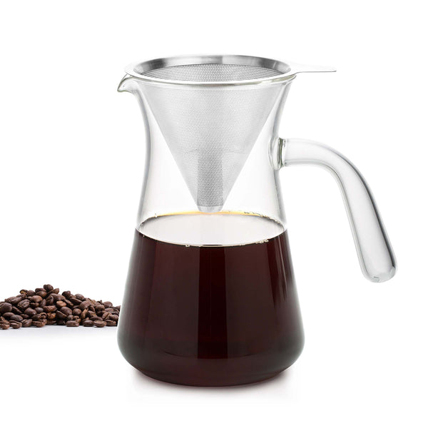Kaffebereiter Für Over mit Permanentfilter (600 ml) - SAMADOYO